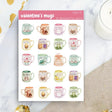 Stickers - Penpaling Paula - Valentine's Mugs - 1 - Penpaling Paula - Tidformera