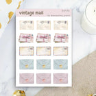 Stickers - Penpaling Paula - Vintage Mail - 1 - Penpaling Paula - Tidformera
