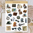 Stickers Plan & Plot Studio Vinyl - Backpacker life - 1 - Plan & Plot Studio - Tidformera