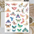 Stickers Plan & Plot Studio Vinyl - Colourful moths - 1 - Plan & Plot Studio - Tidformera