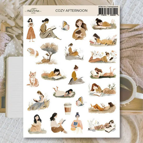 Stickers Plan & Plot Studio Vinyl - Cozy Afternoon - 1 - Plan & Plot Studio - Tidformera