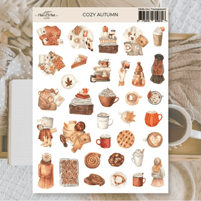 Stickers Plan & Plot Studio Vinyl - Cozy Autumn - 1 - Plan & Plot Studio - Tidformera