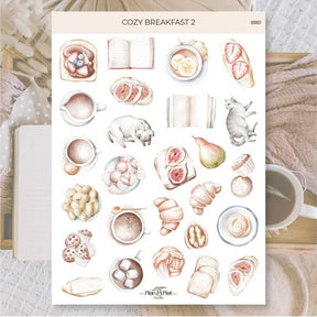 Stickers Plan & Plot Studio Vinyl - Cozy Breakfast 2 - 1 - Plan & Plot Studio - Tidformera