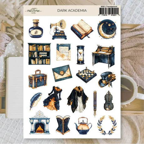 Stickers Plan & Plot Studio Vinyl - Dark Academia - 1 - Plan & Plot Studio - Tidformera