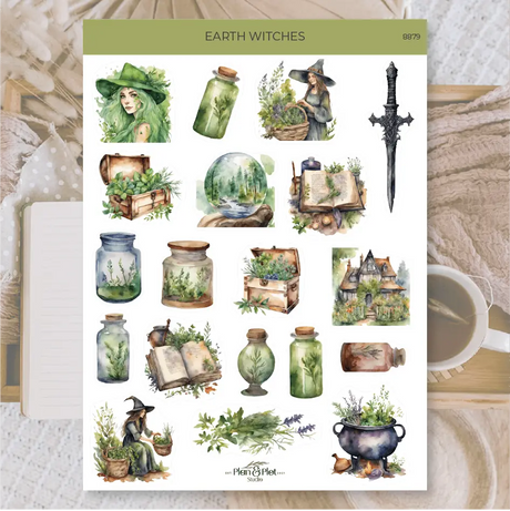 Stickers Plan & Plot Studio Vinyl - Earth witches - 2 - Plan & Plot Studio - Tidformera