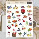 Stickers Plan & Plot Studio Vinyl - Fruits & Berries - 1 - Plan & Plot Studio - Tidformera