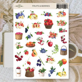 Stickers Plan & Plot Studio Vinyl - Fruits & Berries - 1 - Plan & Plot Studio - Tidformera