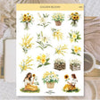 Stickers Plan & Plot Studio Vinyl - Golden bloom - 1 - Plan & Plot Studio - Tidformera