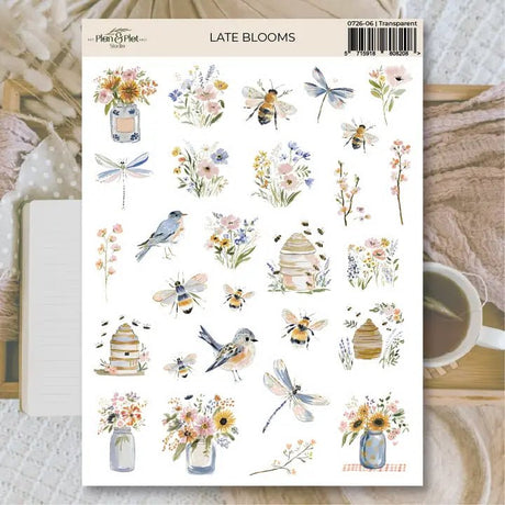 Stickers Plan & Plot Studio Vinyl - Late Blooms - 1 - Plan & Plot Studio - Tidformera