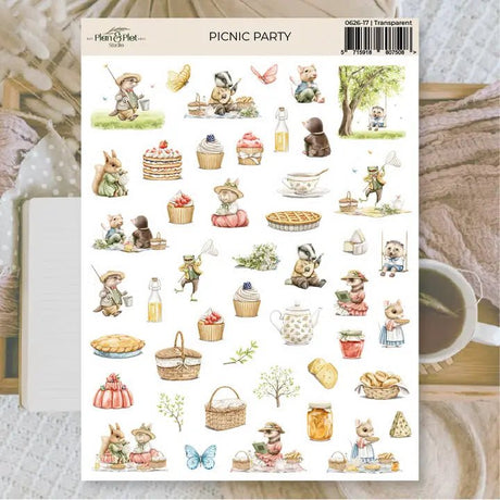 Stickers Plan & Plot Studio Vinyl - Picnic Party - 1 - Plan & Plot Studio - Tidformera