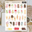 Stickers Plan & Plot Studio Vinyl - Popsicles & Cones - 1 - Plan & Plot Studio - Tidformera