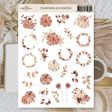 Stickers Plan & Plot Studio Vinyl - Pumpkins & Flowers - 1 - Plan & Plot Studio - Tidformera