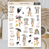 Stickers Plan & Plot Studio Vinyl - Rainy Autumn - 1 - Plan & Plot Studio - Tidformera