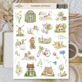 Stickers Plan & Plot Studio Vinyl - Summer Cottage 1 - 1 - Plan & Plot Studio - Tidformera