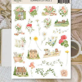 Stickers Plan & Plot Studio Vinyl - Summer Cottage 2 - 1 - Plan & Plot Studio - Tidformera