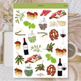 Stickers Plan & Plot Studio Vinyl - Tapas - 1 - Plan & Plot Studio - Tidformera
