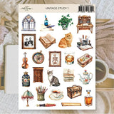 Stickers Plan & Plot Studio Vinyl - Vintage Study 1 - 1 - Plan & Plot Studio - Tidformera