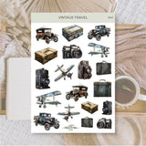 Stickers Plan & Plot Studio Vinyl - Vintage travel - 1 - Plan & Plot Studio - Tidformera
