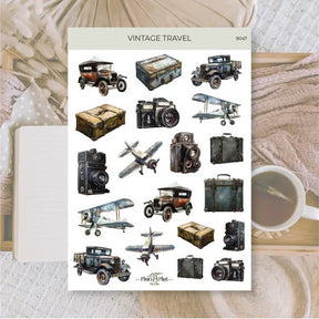 Stickers Plan & Plot Studio Vinyl - Vintage travel - 1 - Plan & Plot Studio - Tidformera