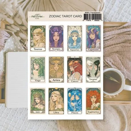 Stickers Plan & Plot Studio Vinyl - Zodiac Tarot Card - 1 - Plan & Plot Studio - Tidformera