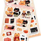 Stickers - Purr-Fect Time Together - 3 - My Sweet Paper Card - Tidformera