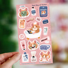 Stickers - Spa Day At Home - 1 - My Sweet Paper Card - Tidformera
