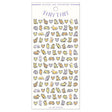 Stickers Tiny Tiny - Kitsune från Mind Wave. Ark med små klistermärken med rävar.  - Tidformera