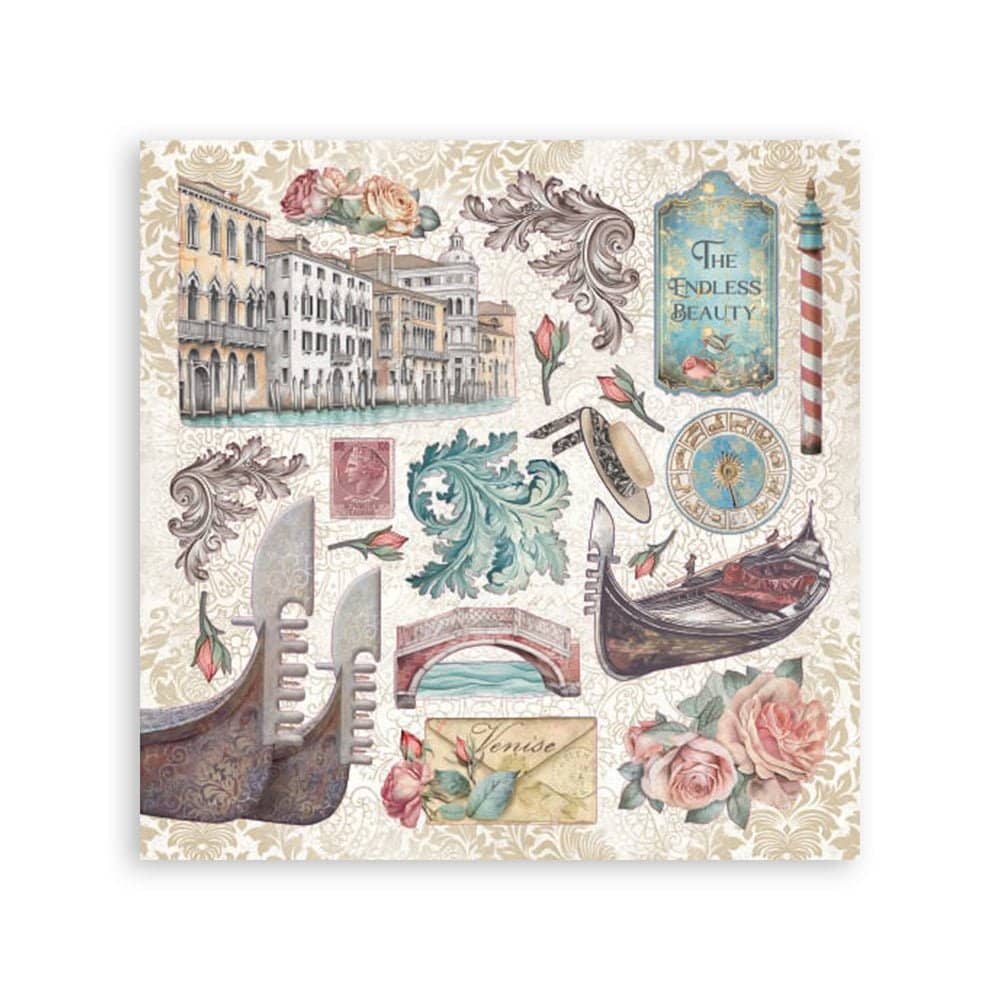 Stickers - Venice City of Art - 2 - Stamperia - Tidformera