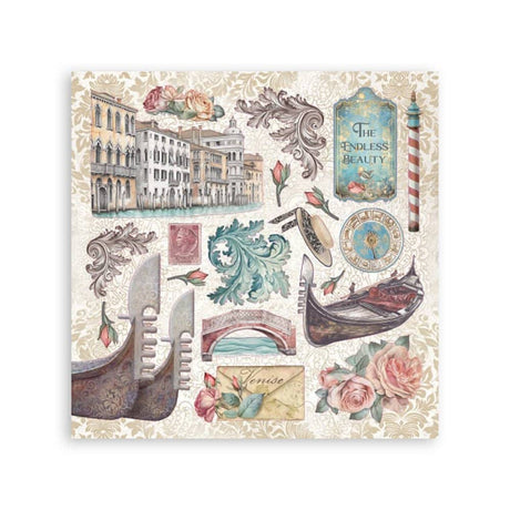 Stickers - Venice City of Art - 2 - Stamperia - Tidformera