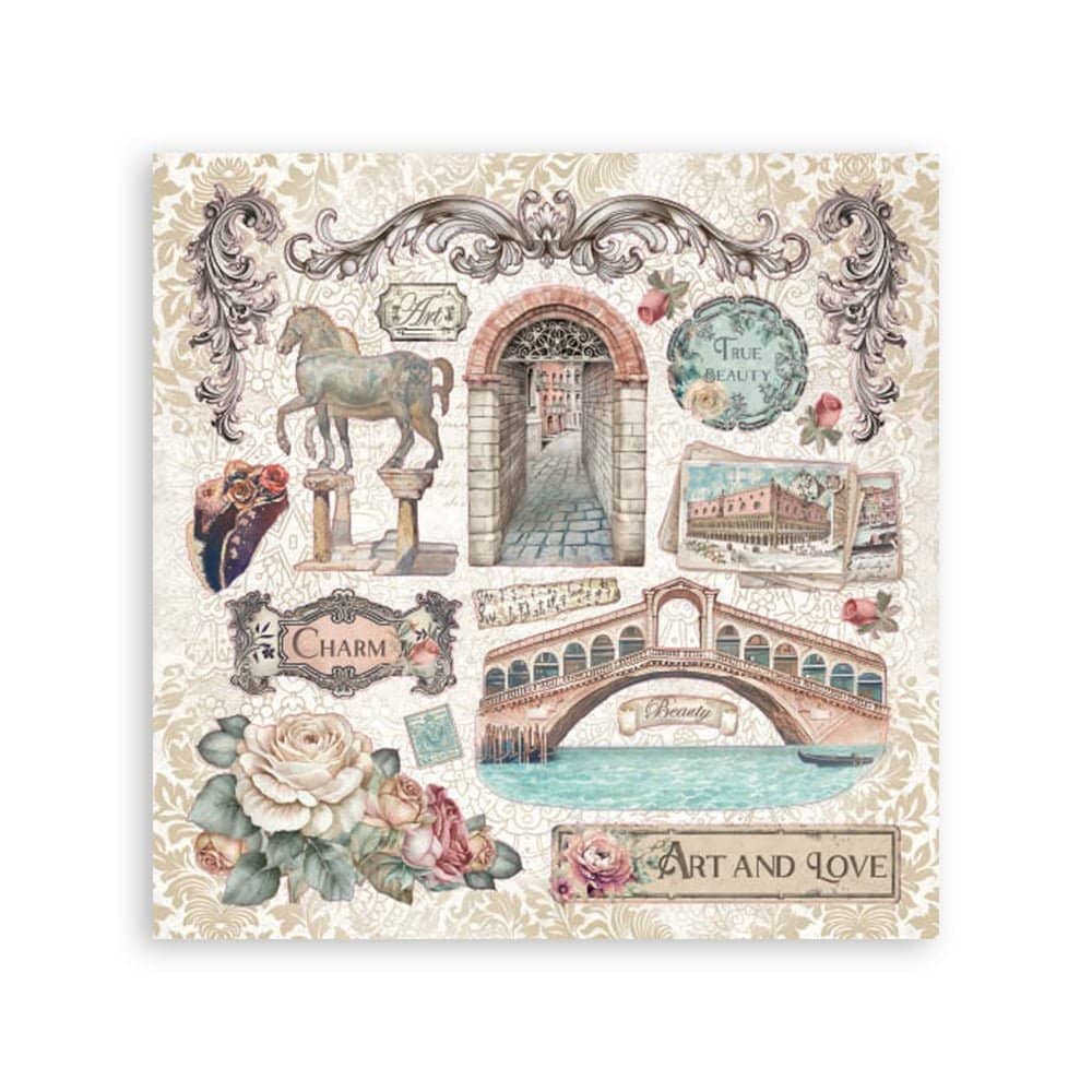 Stickers - Venice City of Art - 4 - Stamperia - Tidformera