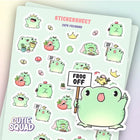 Stickersheet CutieSquad - Cute Froggies - 1 - CutieSquad - Tidformera