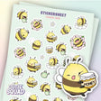 Stickersheet CutieSquad - Flowery Bees - 1 - CutieSquad - Tidformera