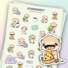 Stickersheet CutieSquad - Meerkats Chilling - 1 - CutieSquad - Tidformera