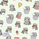 Stickersheet CutieSquad - Wacky Raccoons - 2 - CutieSquad - Tidformera
