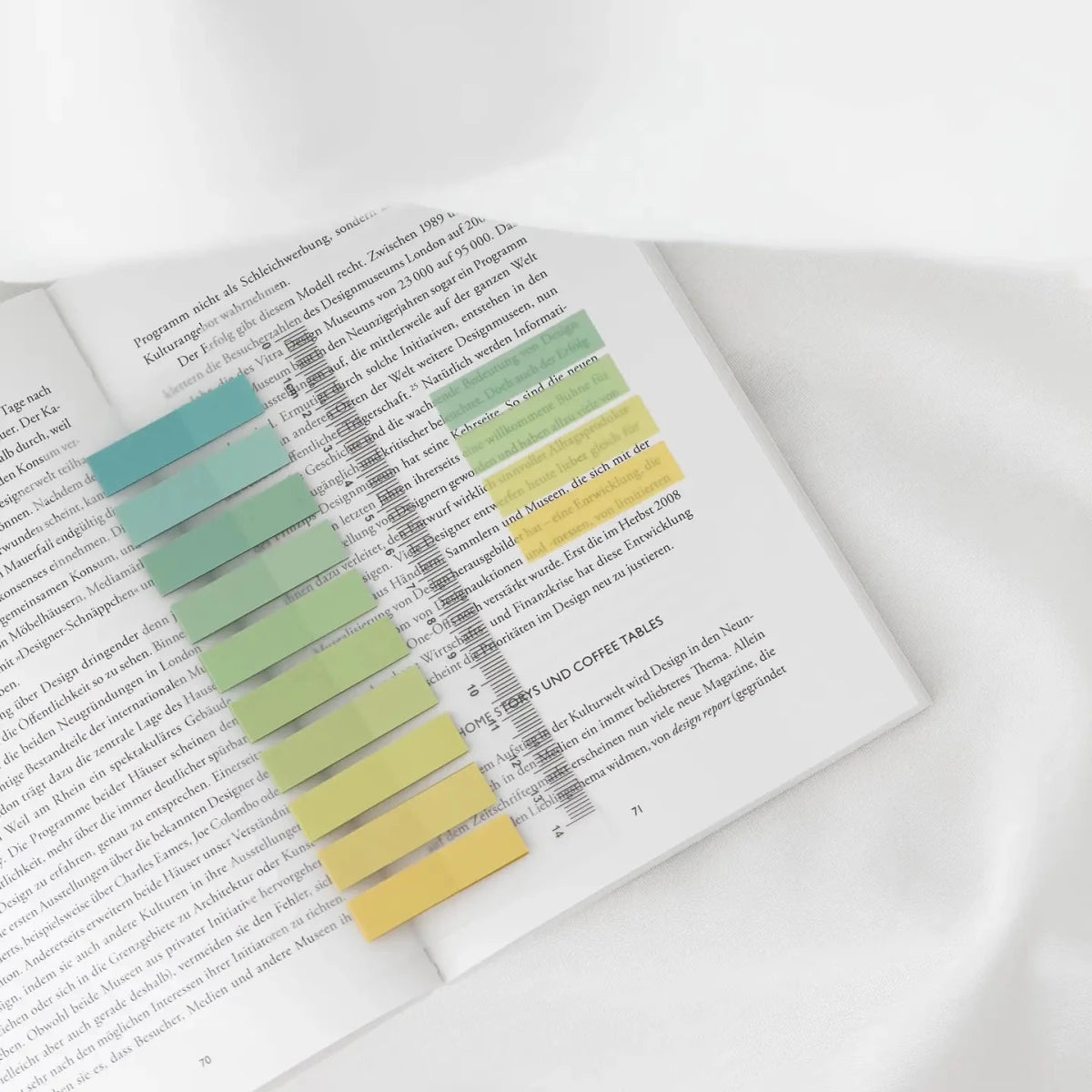 Sticky Notes 10 färger - Citrus Green - 2 - Ordinate - Tidformera
