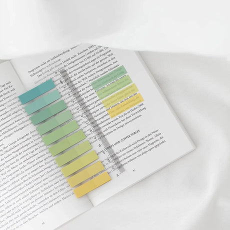 Sticky Notes 10 färger - Citrus Green - 2 - Ordinate - Tidformera