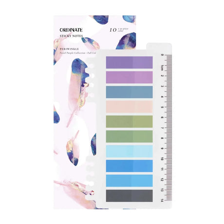 Sticky Notes 10 färger - Periwinkle - 1 - Ordinate - Tidformera