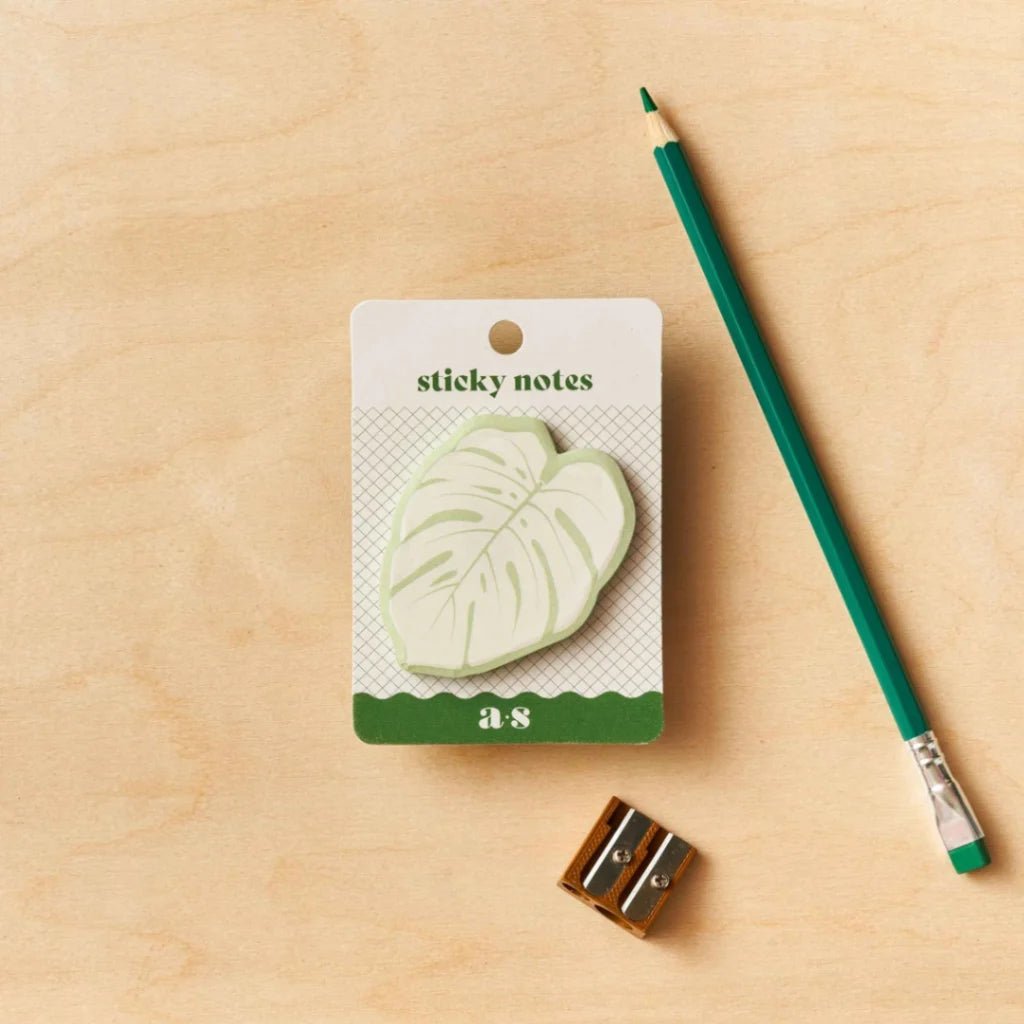 Sticky Notes - Monstera Leaf - 1 - Another Studio UK - Tidformera