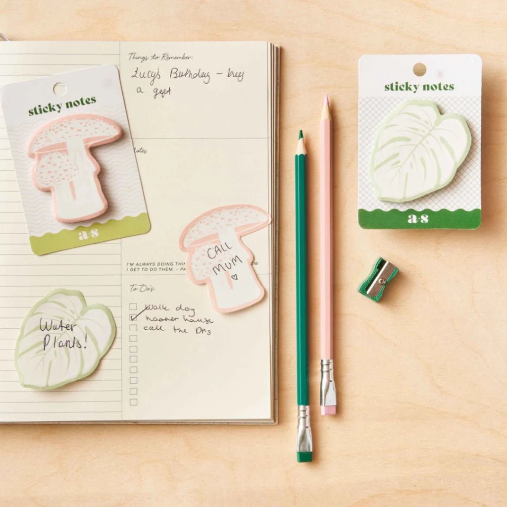 Sticky Notes - Monstera Leaf - 2 - Another Studio UK - Tidformera
