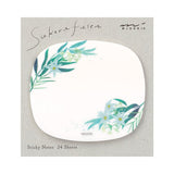 Sticky Notes Transparency Leaves - 6 - Midori - Tidformera