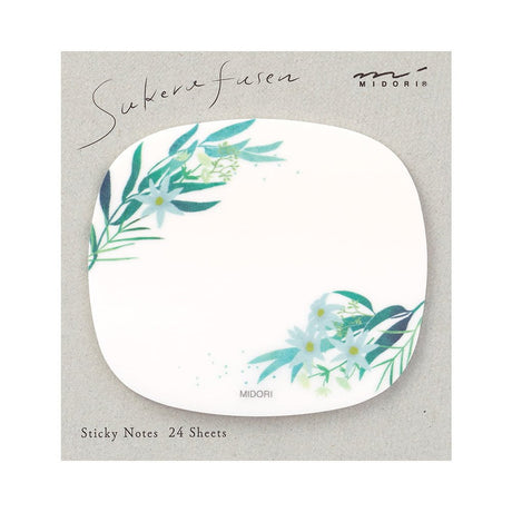 Sticky Notes Transparency Leaves - 6 - Midori - Tidformera