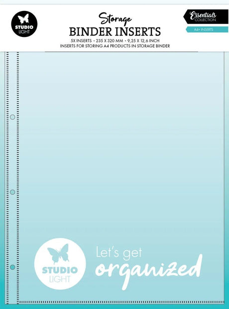 Storage Binder Inserts A4+ 5 - pack - 1 - Studio Light - Tidformera