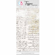 Tissue paper - 69 x 49 cm - Handwritten page - 1 - Ciao Bella - Tidformera