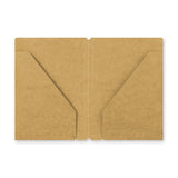 TN Passport Refill 010. Kraft Paper Folder - 4 - Traveler's Company - Tidformera
