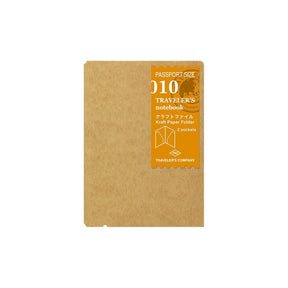 TN Passport Refill 010. Kraft Paper Folder - 1 - Traveler's Company - Tidformera