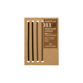 TN Passport Refill 011. Connecting Rubber Band - 1 - Traveler's Company - Tidformera