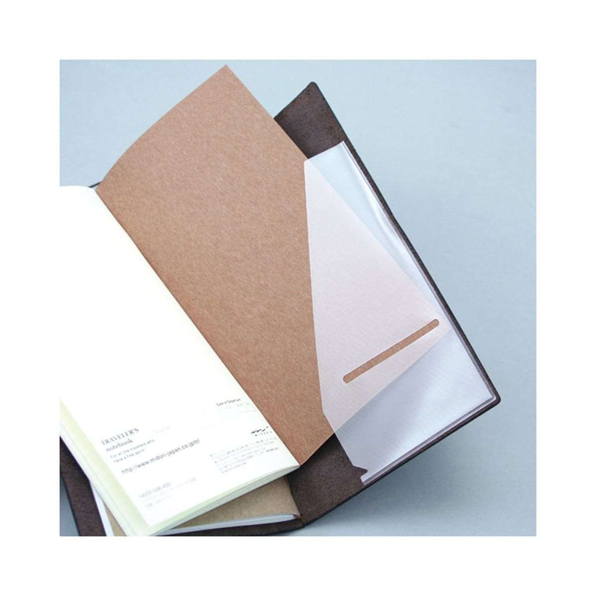 TN Regular Refill 006. Pocket sticker Large - 3 - Traveler's Company - Tidformera
