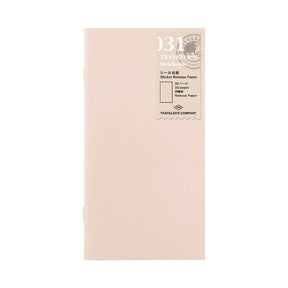TN Regular Refill 031. Sticker Release Paper - 1 - Traveler's Company - Tidformera