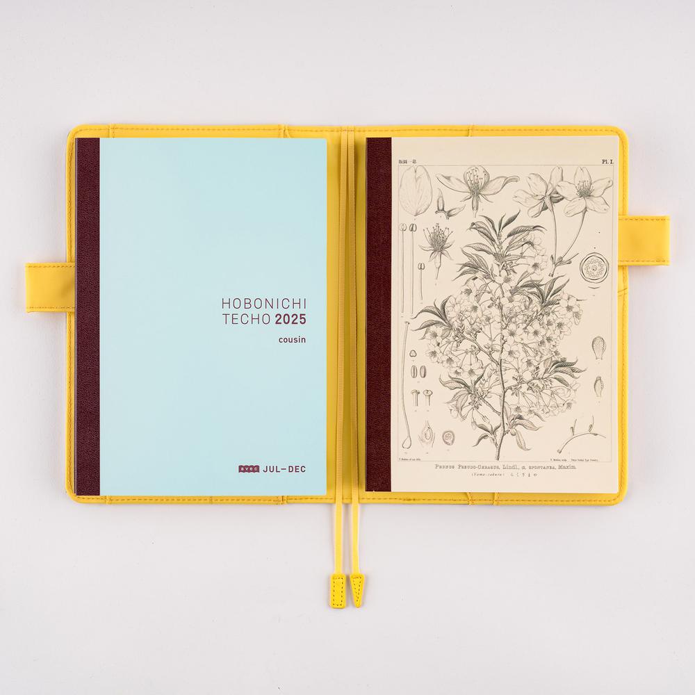 Tomitaro Makino: Hobonichi Graph Notebook (A5) - Yamazakura - 2027 - 6 - Hobonichi Techo - Tidformera