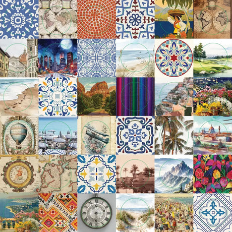 Travel Odyssey Sticker Book - 3 - Peter Pauper Press - Tidformera